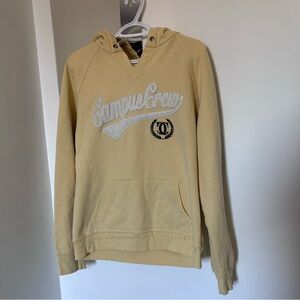 Campus Crew Yellow Hoodie